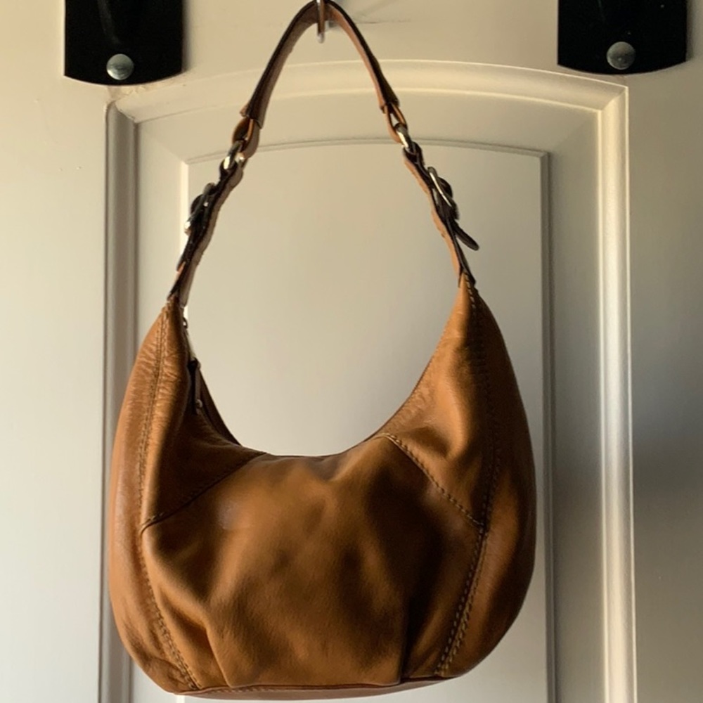 Tignanello Brown Leather Handbag